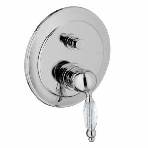 Встраиваемый смеситель Webert Karenina для ванны и душа с кристаллом Swarovski